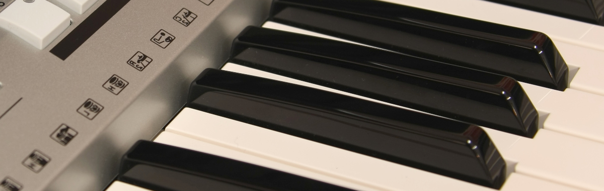 Grafik Information Klavier oder Digitalpiano